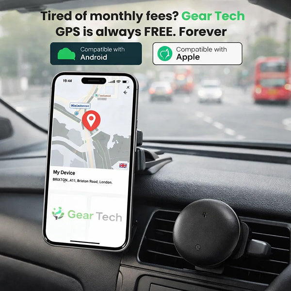 24/7 GPS-voertuigbeveiligingstracker, compatibel met Android & iOS