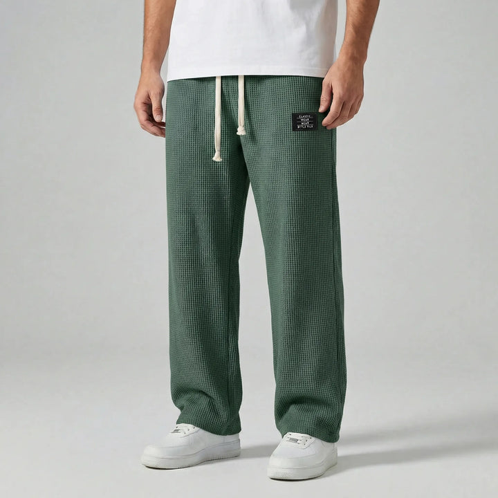 Vrijetijdsbroek met trekkoord in de taille - Caspar
