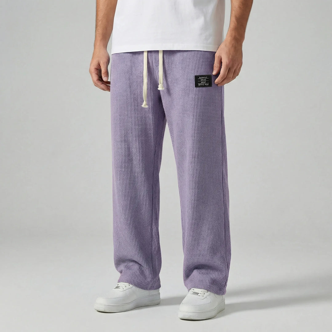 Vrijetijdsbroek met trekkoord in de taille - Caspar