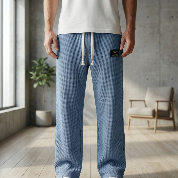 Vrijetijdsbroek met trekkoord in de taille - Caspar