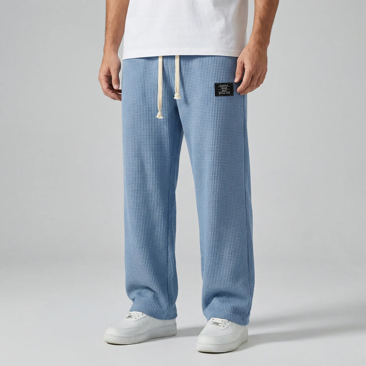 Vrijetijdsbroek met trekkoord in de taille - Caspar