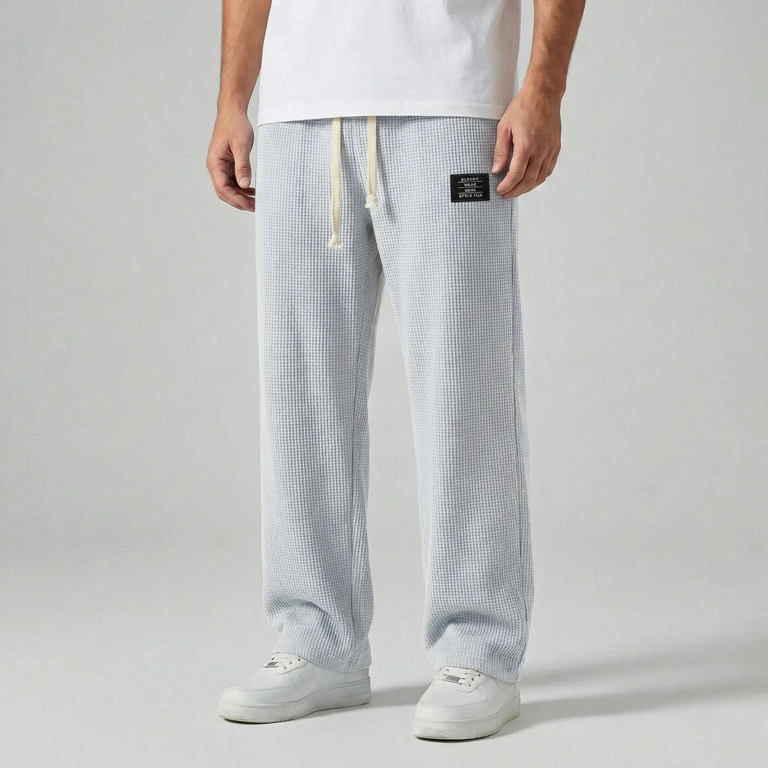 Vrijetijdsbroek met trekkoord in de taille - Caspar