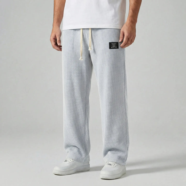 Vrijetijdsbroek met trekkoord in de taille - Caspar