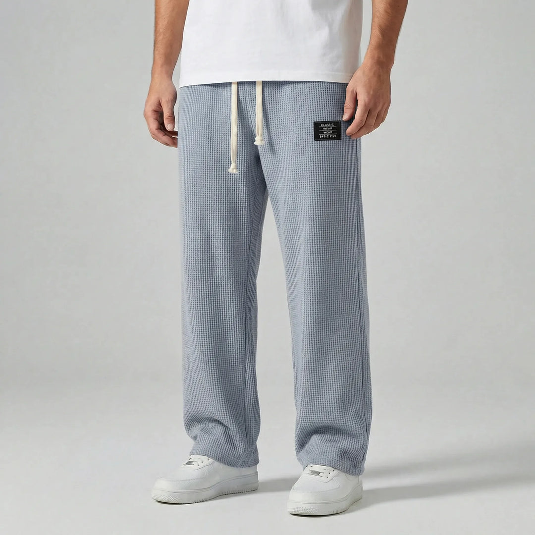 Vrijetijdsbroek met trekkoord in de taille - Caspar
