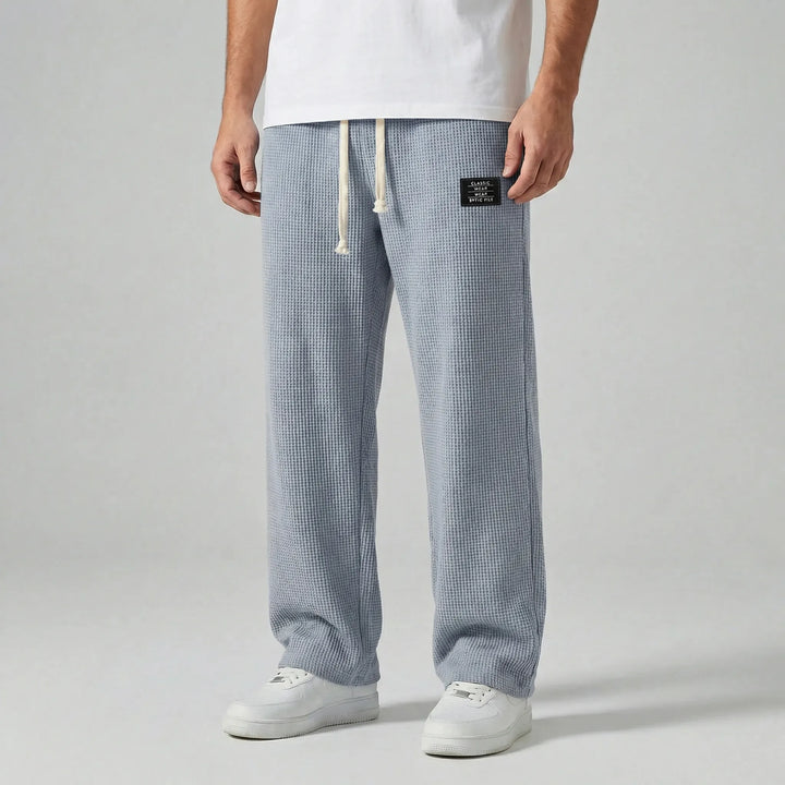 Vrijetijdsbroek met trekkoord in de taille - Caspar