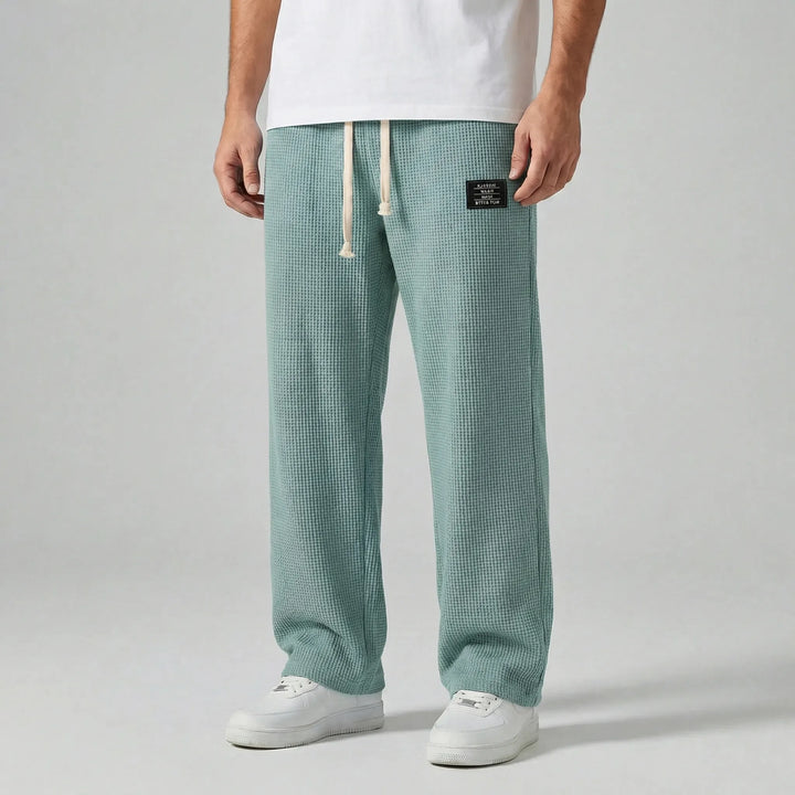 Vrijetijdsbroek met trekkoord in de taille - Caspar