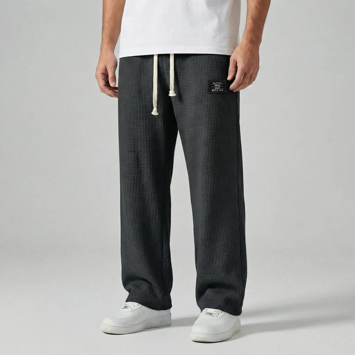 Vrijetijdsbroek met trekkoord in de taille - Caspar