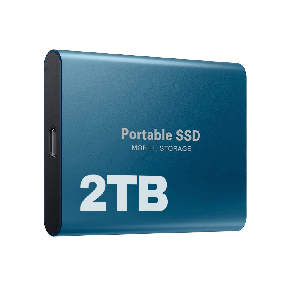 Externe SSD van 2TB voor snelle bestandsopslag en -overdracht