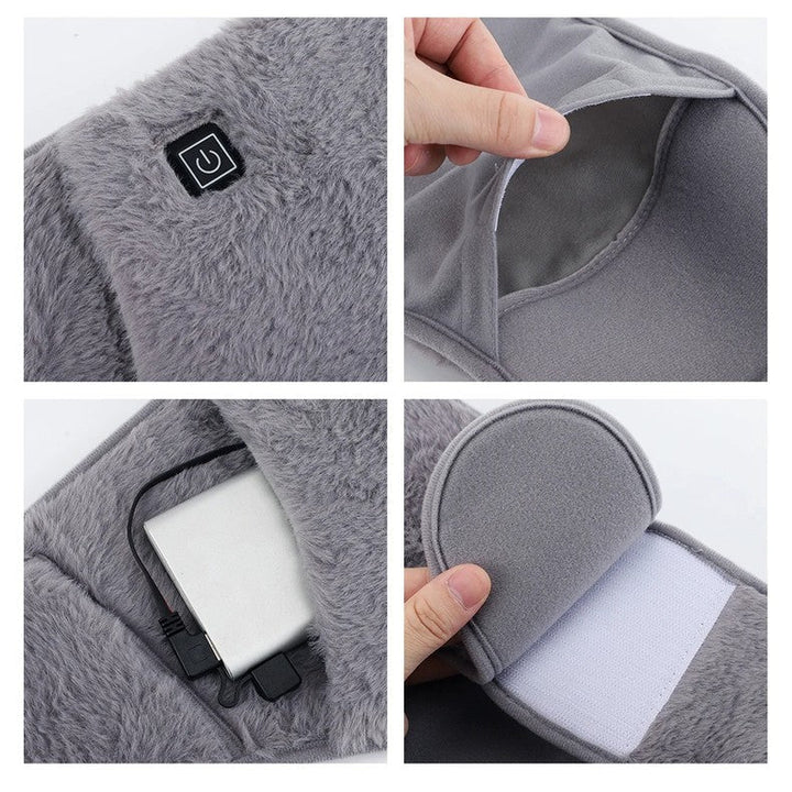 USB-warmteriem voor buik en handen met drie standen