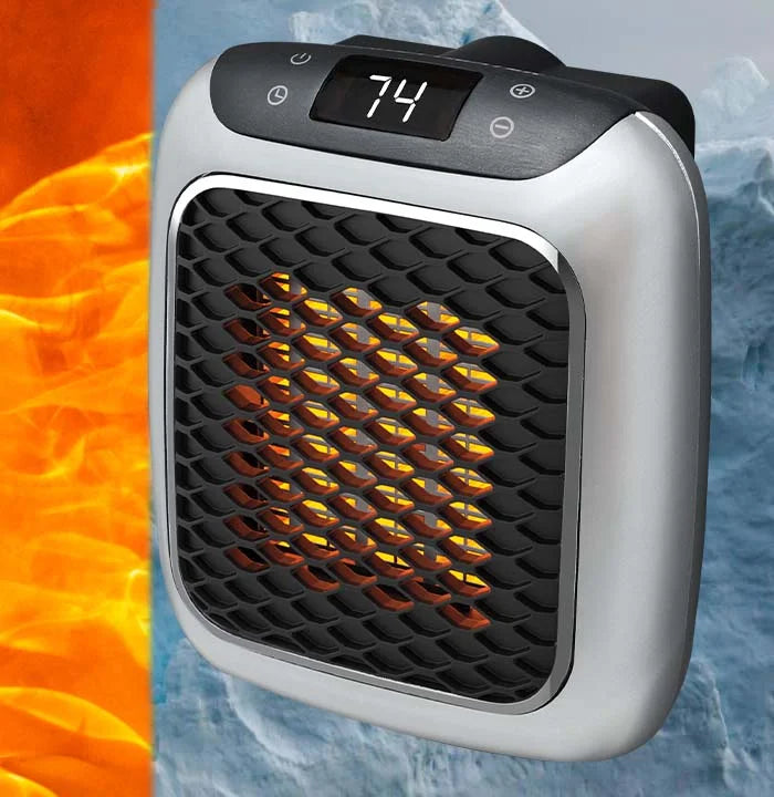 Compacte elektrische kachel 800 W met timer