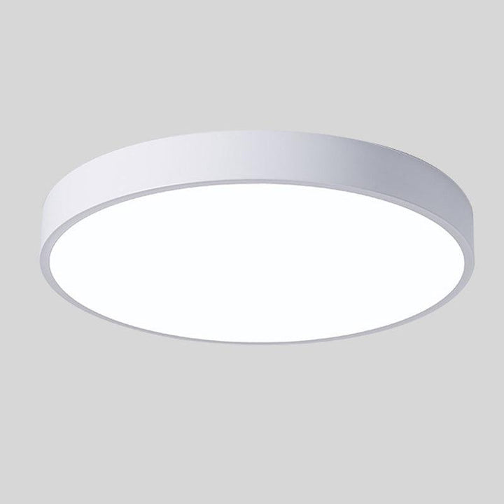 Ronde Nordic Macaron Plafondlamp van Hout