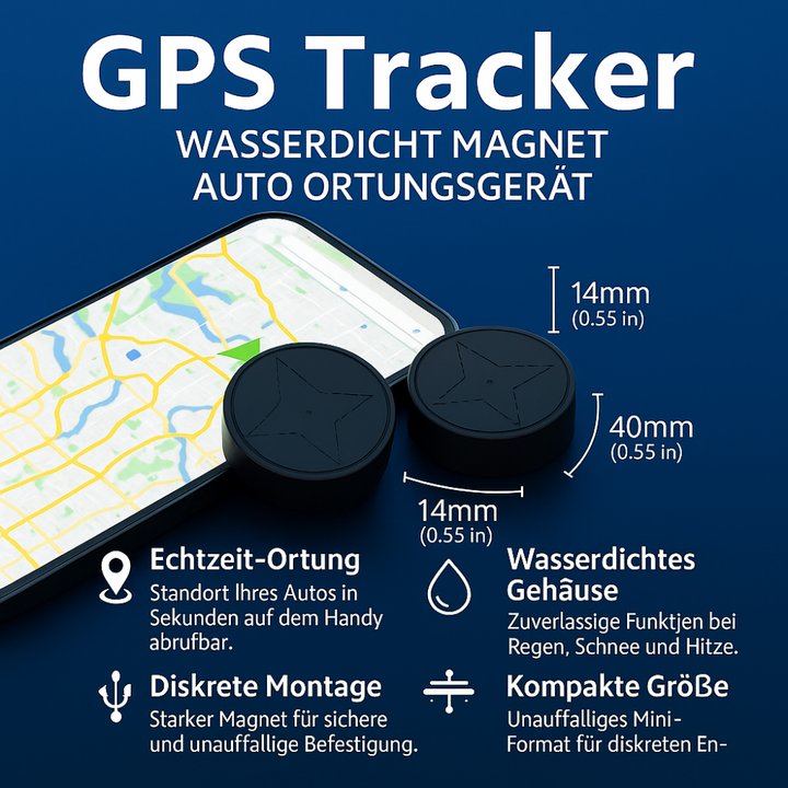 Compacte GPS-voertuigtracker voor realtime locatiebewaking