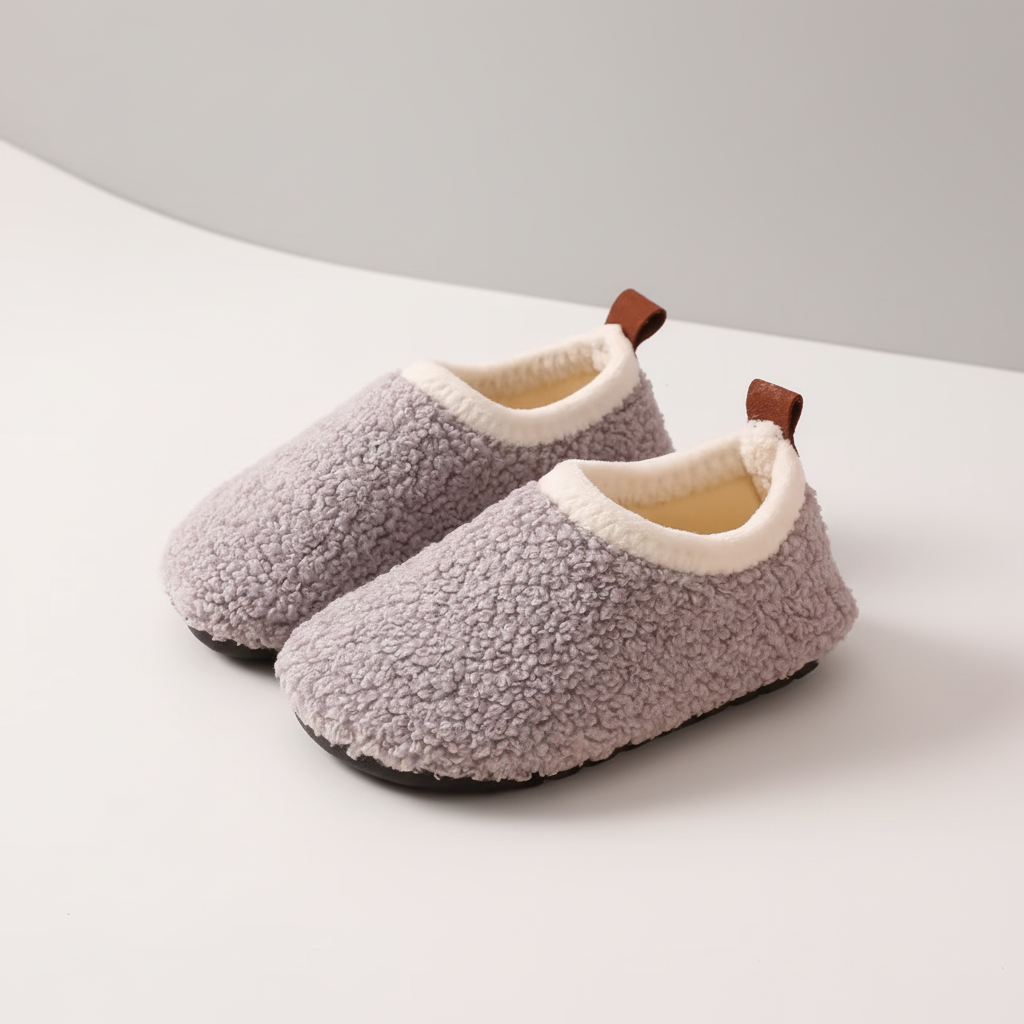 Gevoerde kinderpantoffels van pluche - TeddyToes