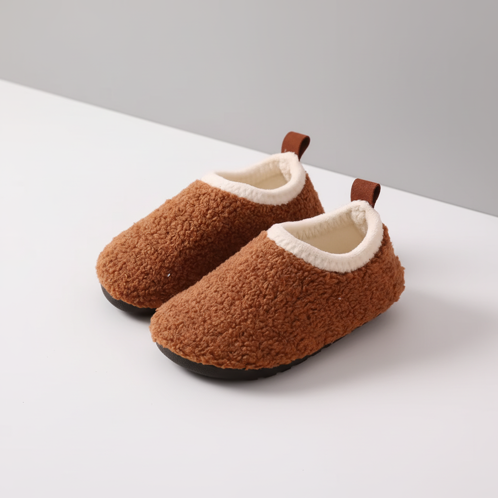 Gevoerde kinderpantoffels van pluche - TeddyToes