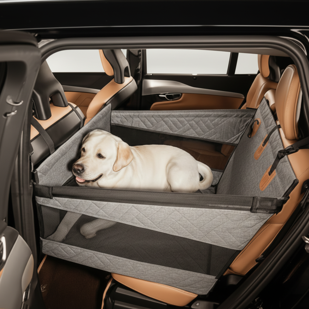 RIDEGUARD PET SEAT – Waterdichte memory foam autostoelmat voor honden