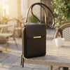 Dames crossbody telefoonportemonnee met touchscreenvenster