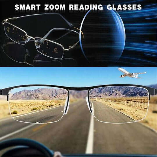 Progressieve lees- en autobril met anti-reflectie