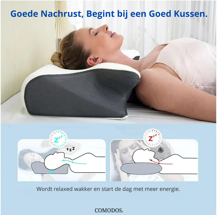 SleepWell | Ergonomisch Slaapkussen voor Nekpijn