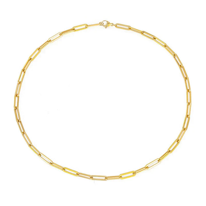 Verfijnde ketting van wit goud met subtiele glans
