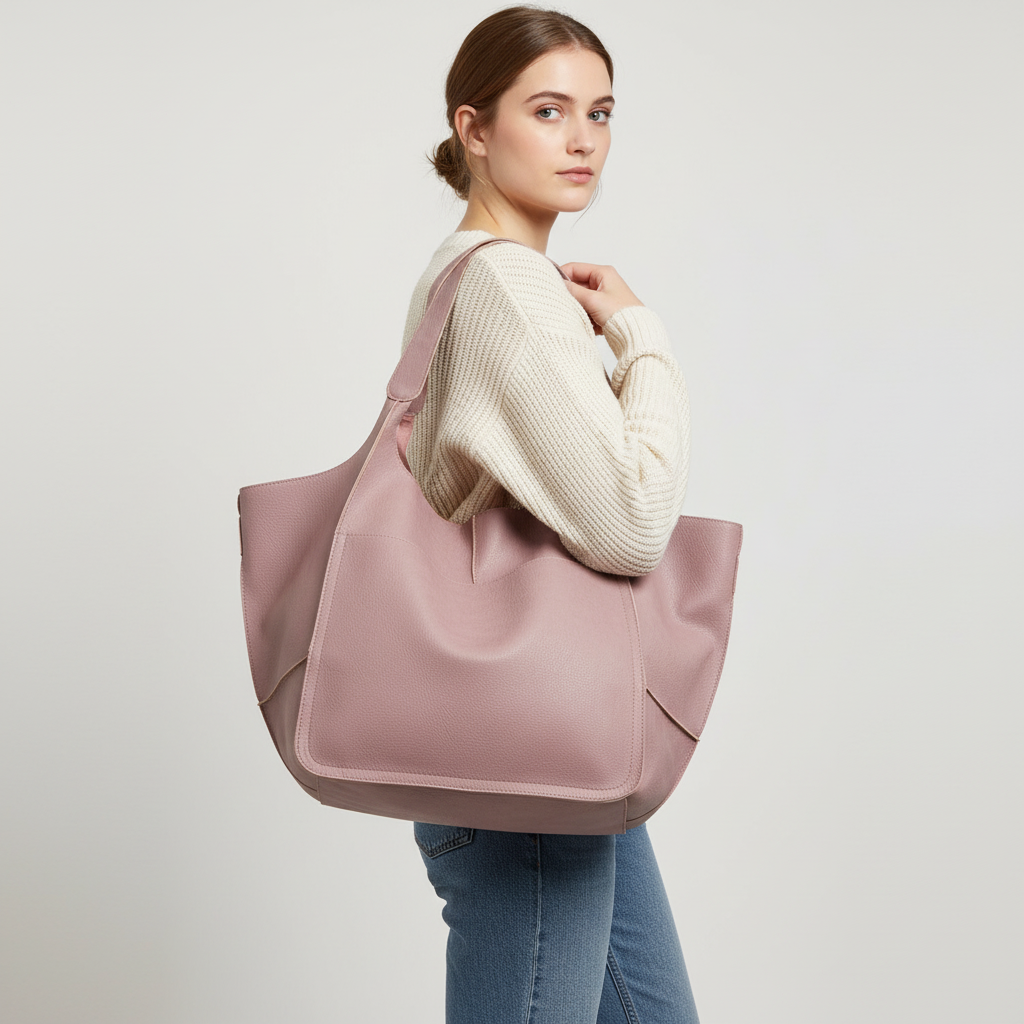 Grote Vegan Leren Tas - FlexiCarry
