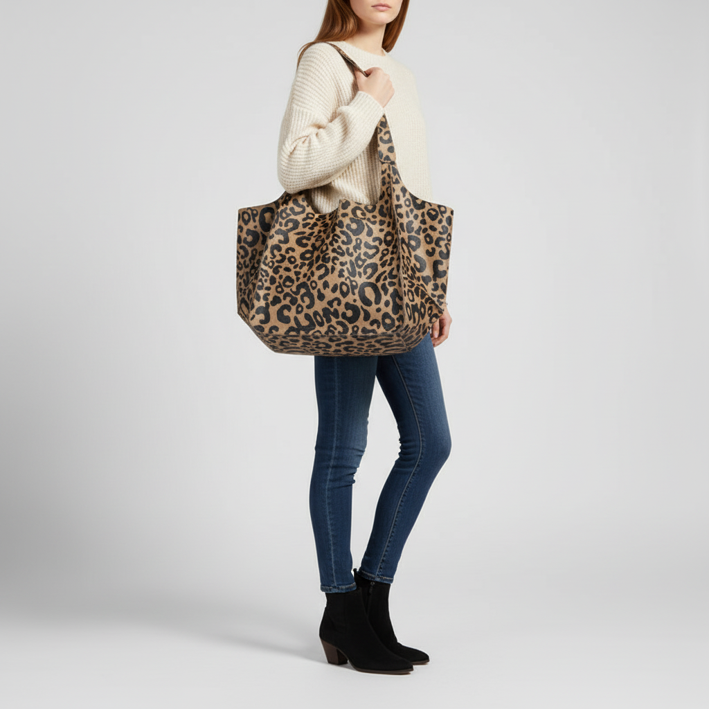 Grote Vegan Leren Tas - FlexiCarry