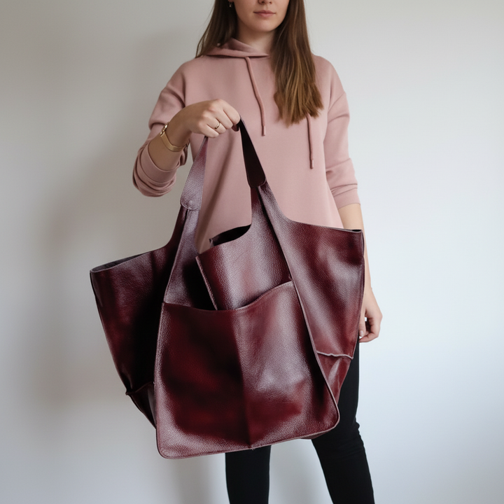 Grote Vegan Leren Tas - FlexiCarry