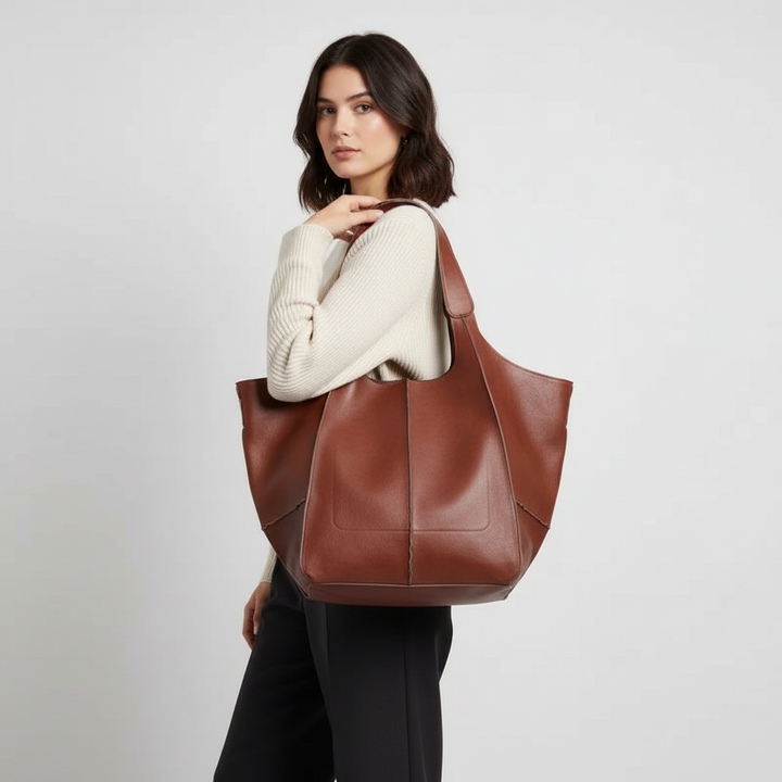 Grote Vegan Leren Tas - FlexiCarry