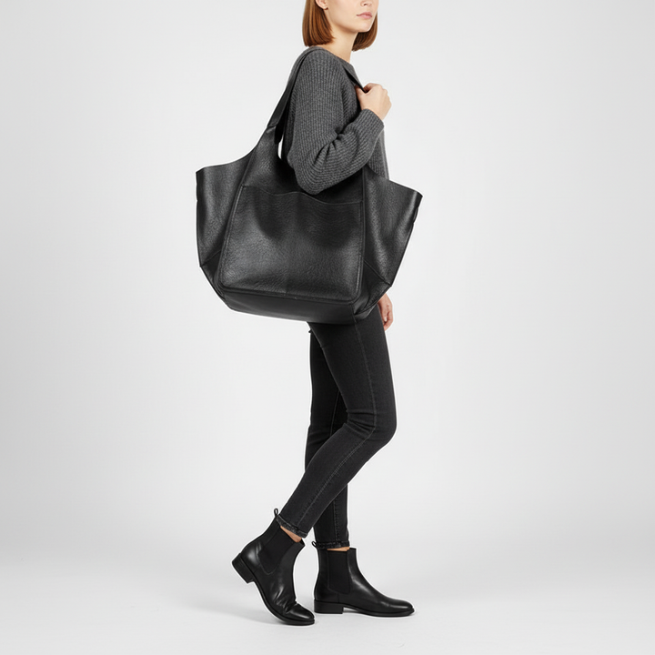 Grote Vegan Leren Tas - FlexiCarry