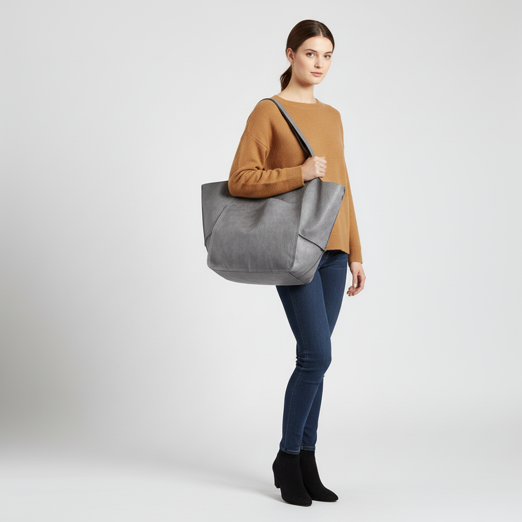 Grote Vegan Leren Tas - FlexiCarry
