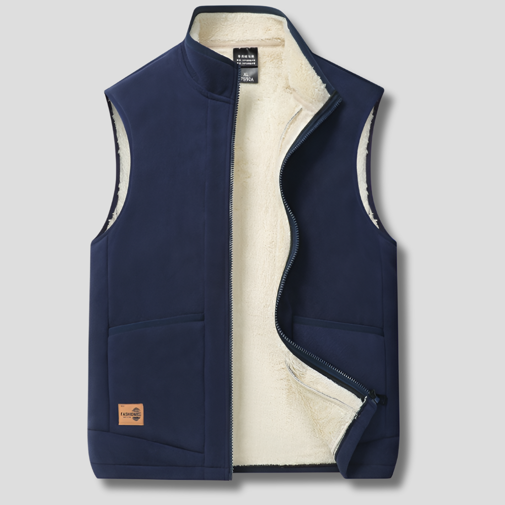 Gevoerd wintervest voor heren – warm en stijlvol