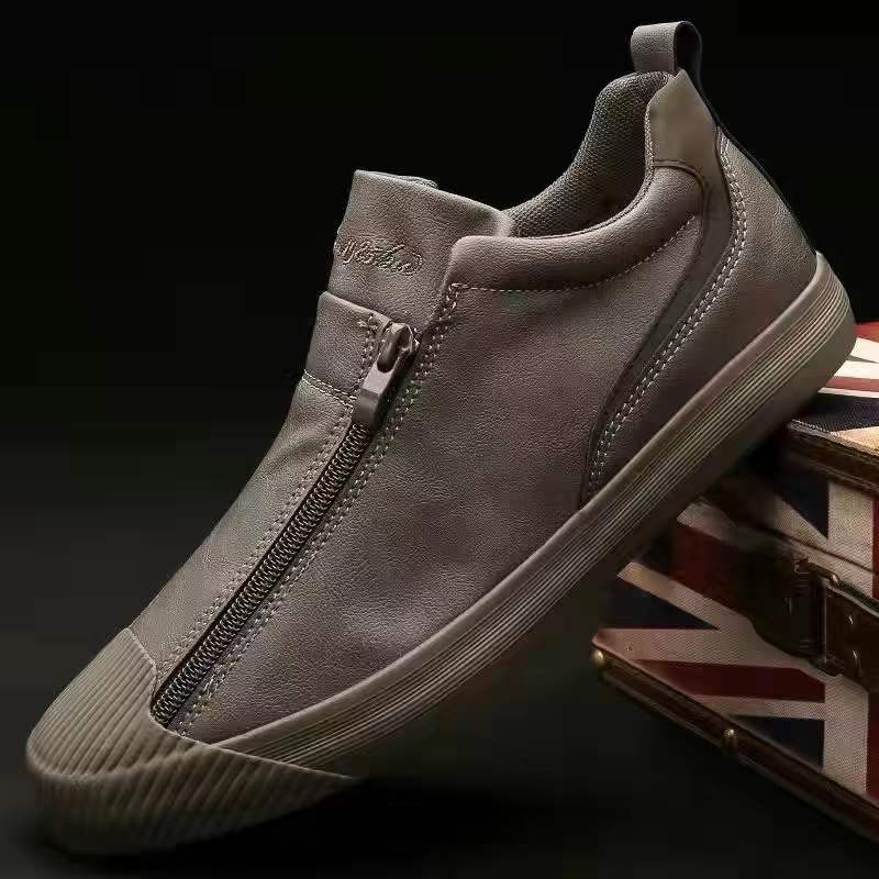 Herensneakers met rits en comfort – Noah
