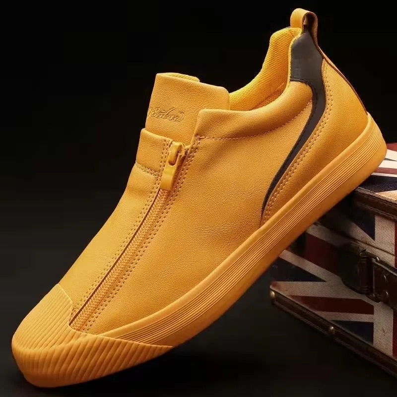 Herensneakers met rits en comfort – Noah