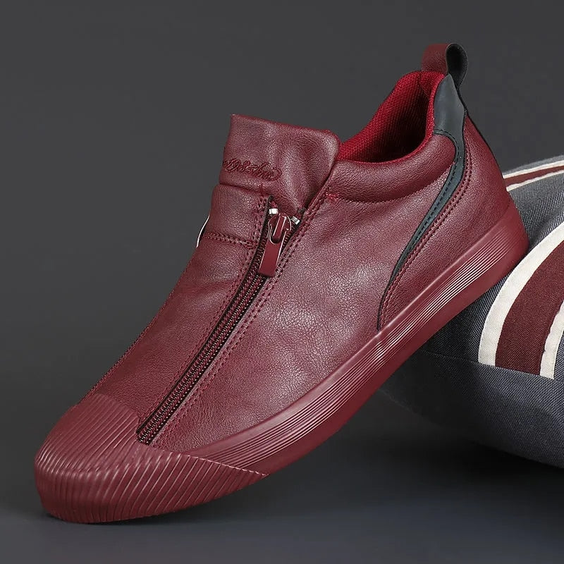 Herensneakers met rits en comfort – Noah