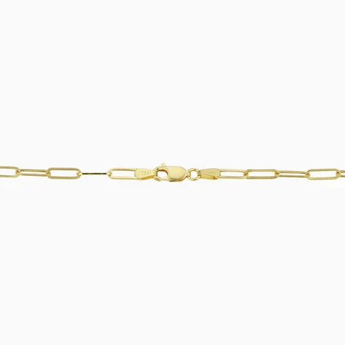 Elegante schakelarmband van wit goud