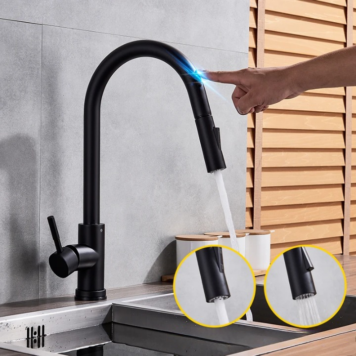 Keukenkraan met aanraaksensor