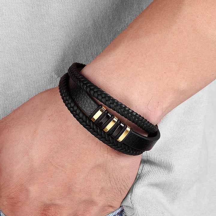 Leren Armband voor Mannen - Tijdloos en Stijlvol Accessoire