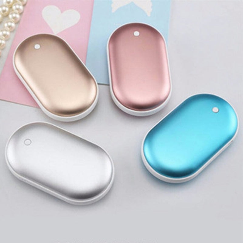 Oplaadbare handwarmer met powerbank, snelle warmte met USB-C-oplading