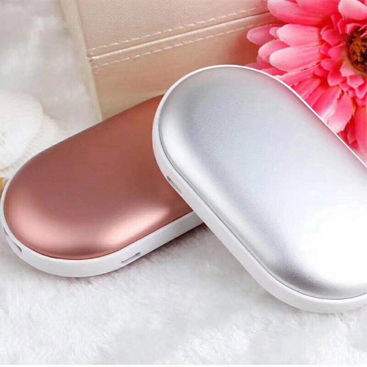 Oplaadbare handwarmer met powerbank, snelle warmte met USB-C-oplading
