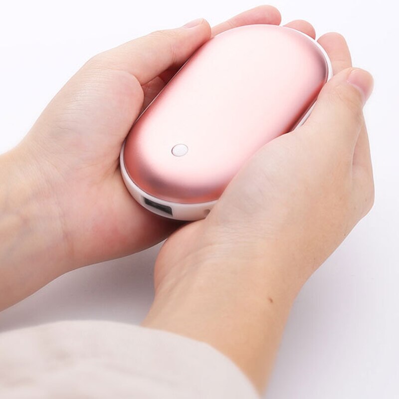 Oplaadbare handwarmer met powerbank, snelle warmte met USB-C-oplading