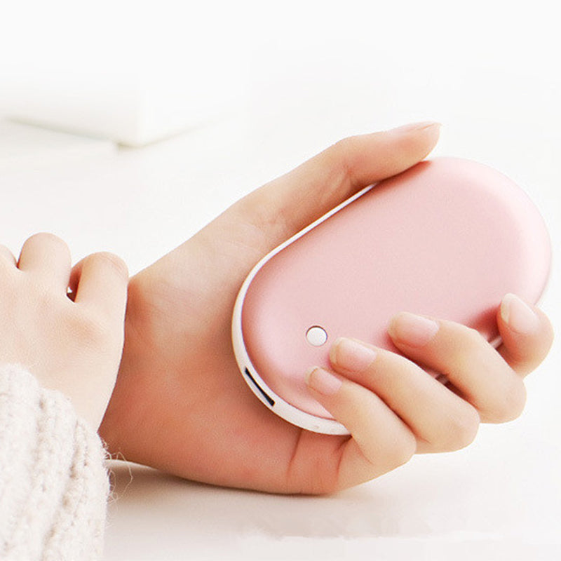 Oplaadbare handwarmer met powerbank, snelle warmte met USB-C-oplading