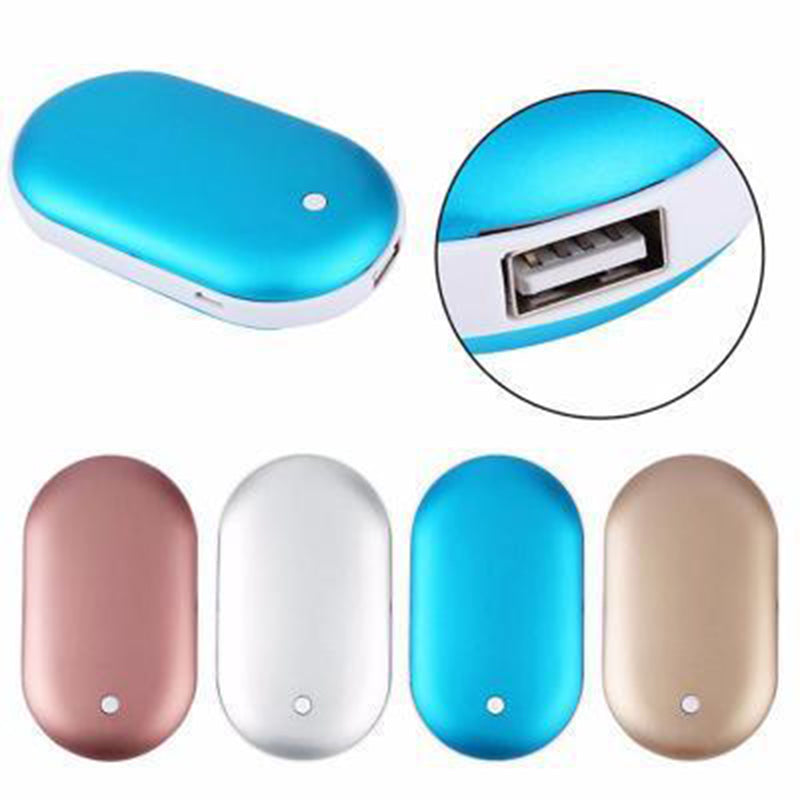 Oplaadbare handwarmer met powerbank, snelle warmte met USB-C-oplading