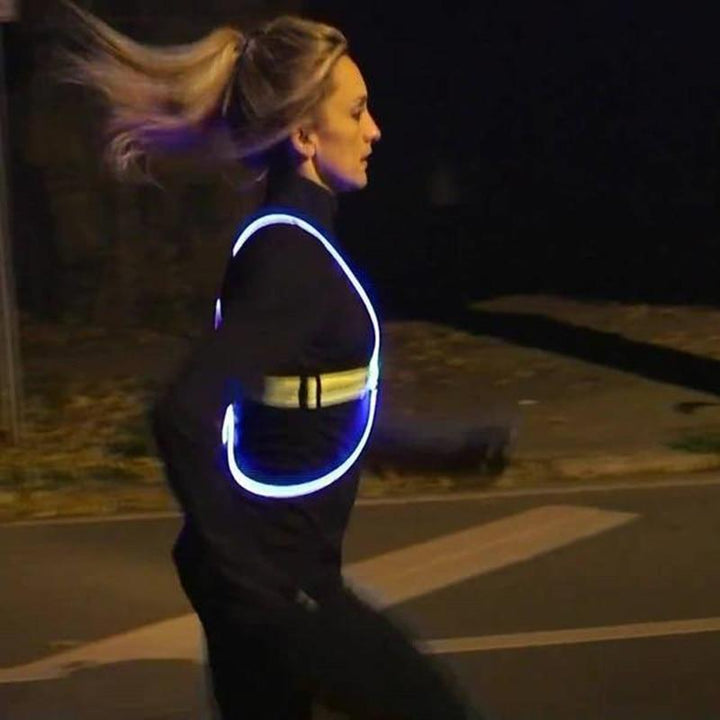 Reflecterend veiligheidsvest met verlichting voor buitenactiviteiten