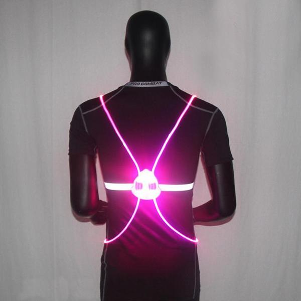 Reflecterend veiligheidsvest met verlichting voor buitenactiviteiten