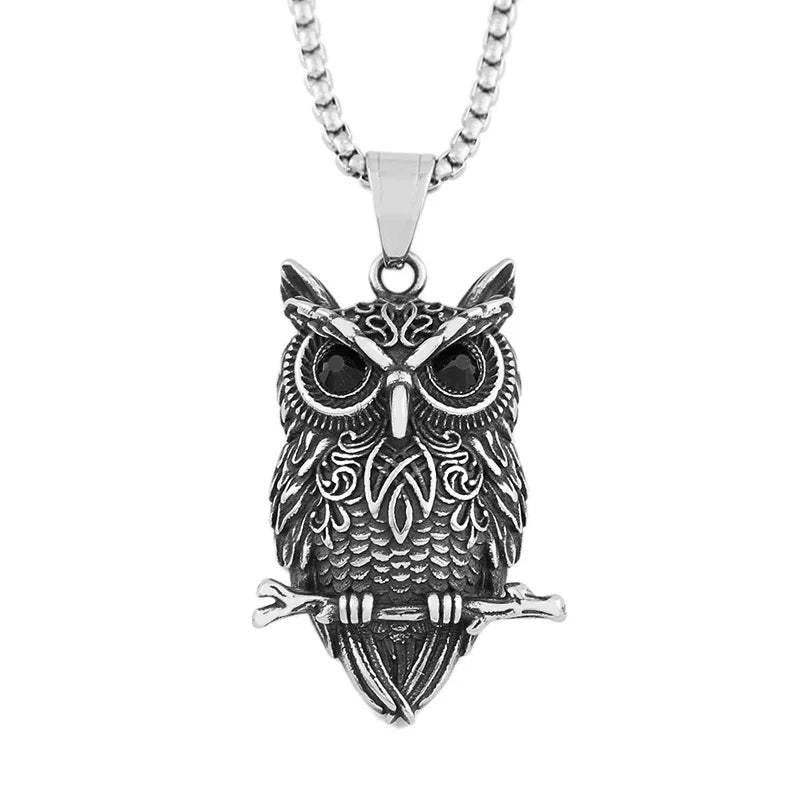 Vintage Uil Wijsheid Hanger Ketting