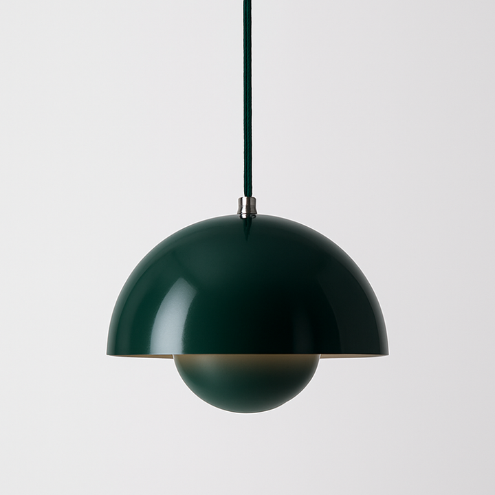 Kleurrijke halvemaan-hanglamp