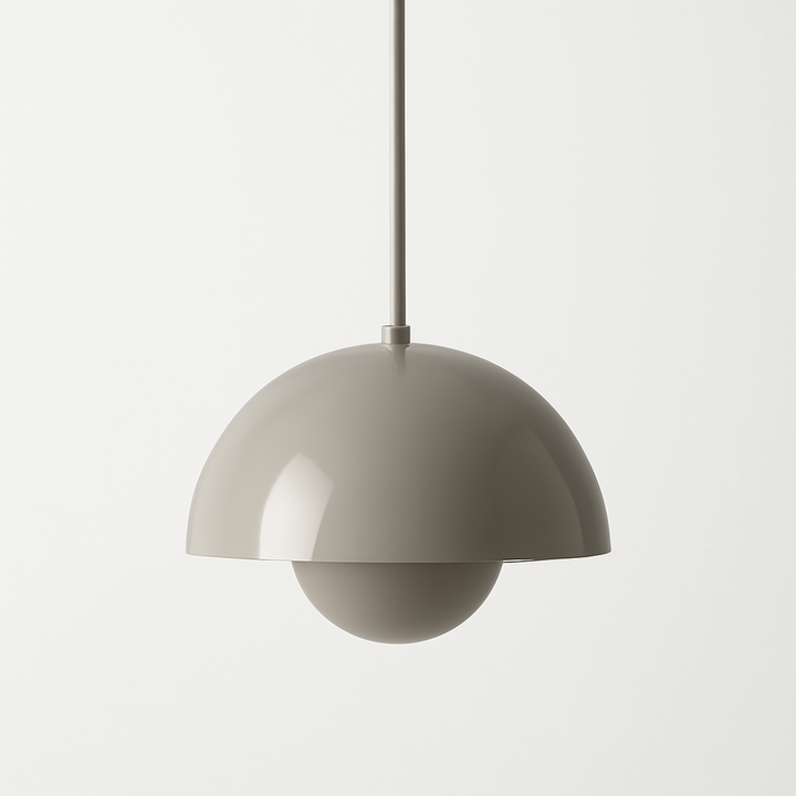 Kleurrijke halvemaan-hanglamp