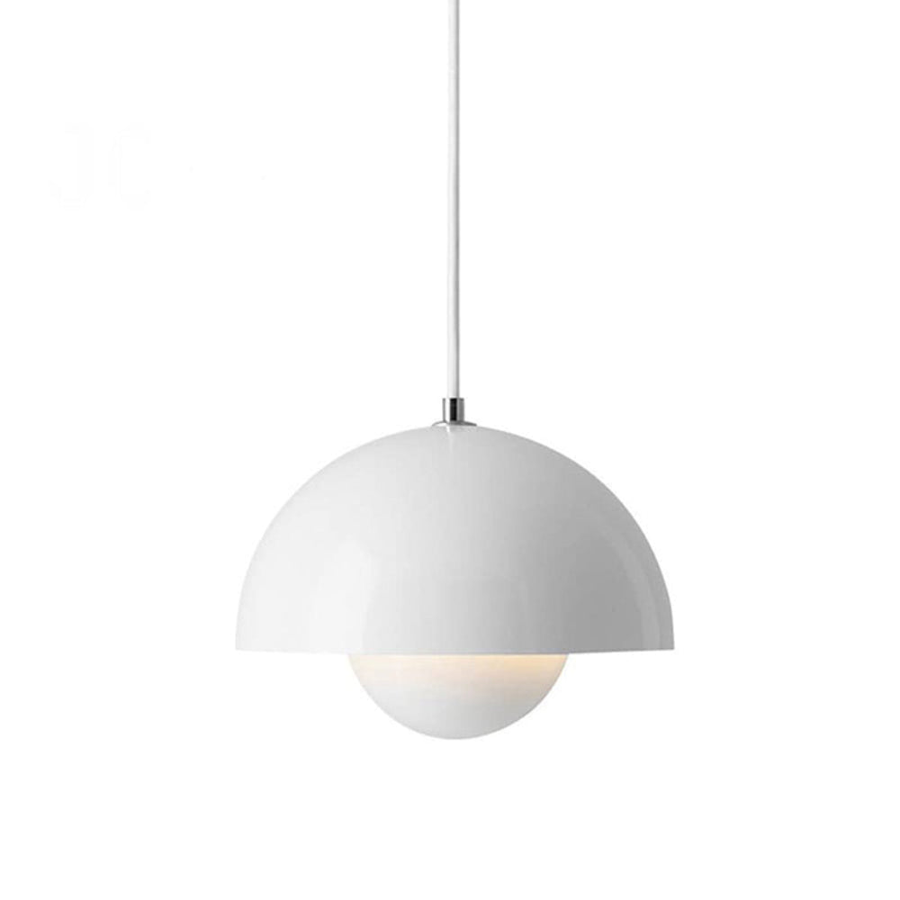 Kleurrijke halvemaan-hanglamp