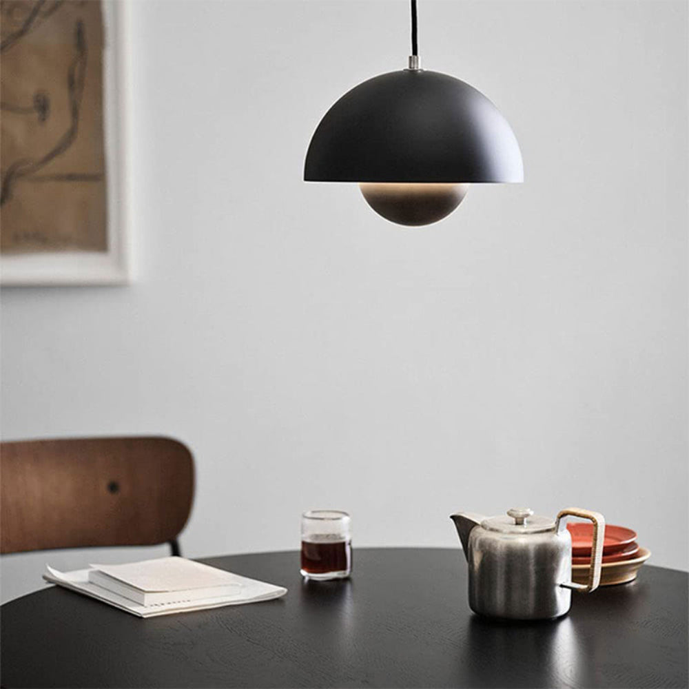 Kleurrijke halvemaan-hanglamp