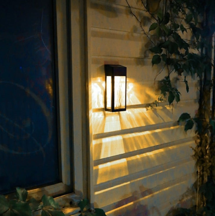 Solar buitenwandlamp met sensor
