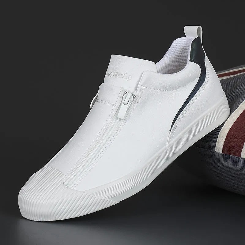 Herensneakers met rits en comfort – Noah